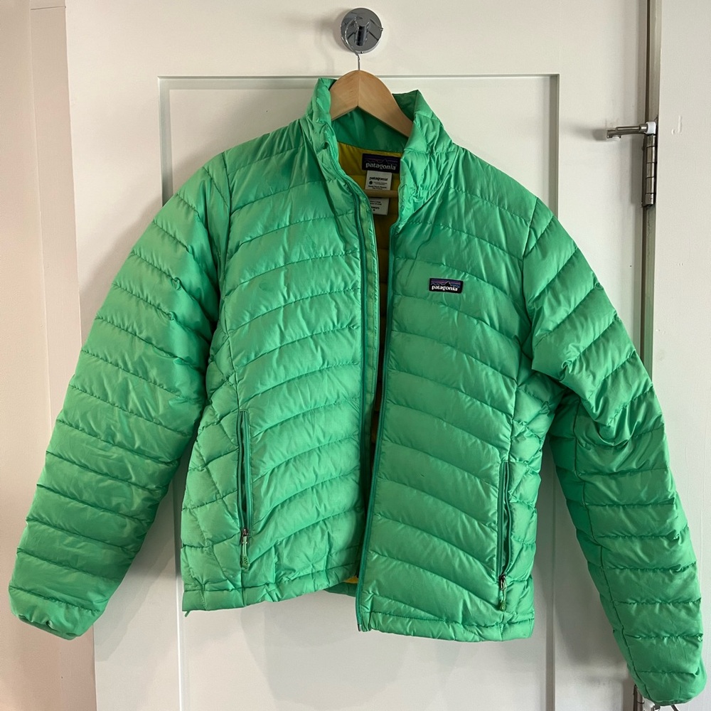 Patagonia Nano Quilted Nylon Full Zip Puffer Jacket, Size Medium